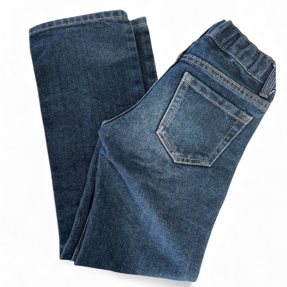 OLD NAVY Dark Blue Denim Jeans Kids Boys Size 8 Slim